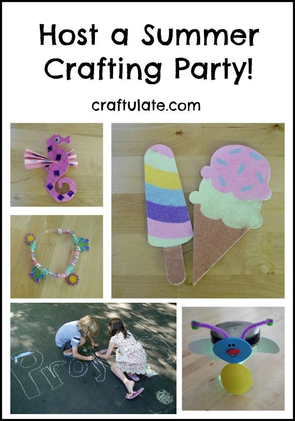 Host a Summer Crafting Party! - Craftulate
