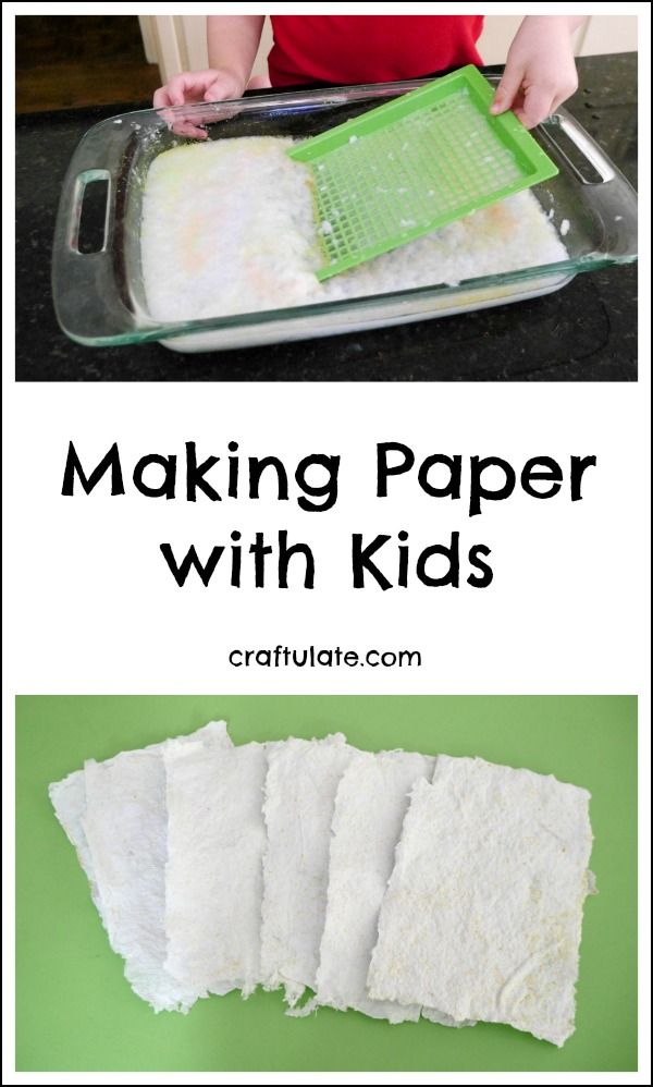 Making Paper with Kids - Craftulate