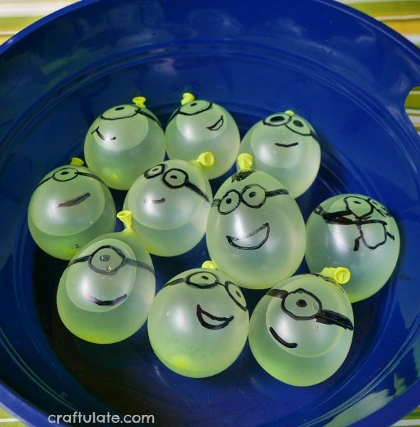 Minions Water Balloons - hilarious summer fun for kids!