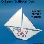 Origami Sailboat Card