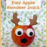 Easy Apple Reindeer Snack