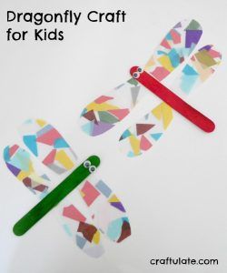 Dragonfly Craft for Kids - Craftulate