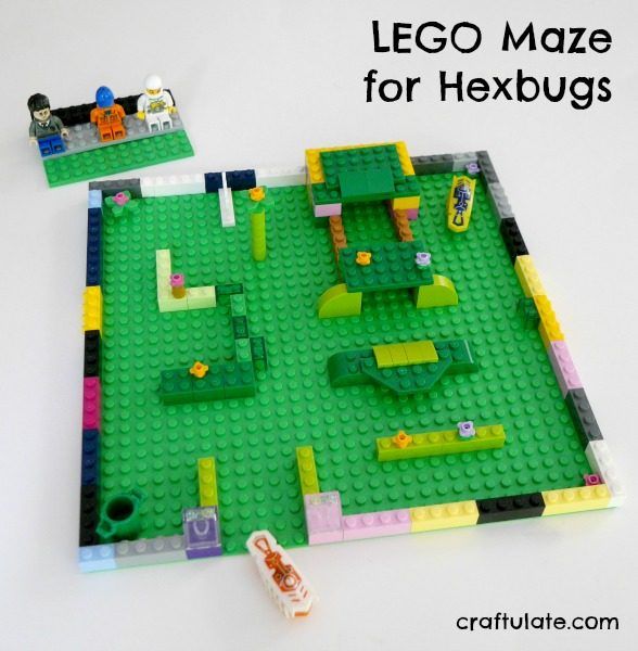 LEGO Maze for Hexbugs - a cool building project for kids