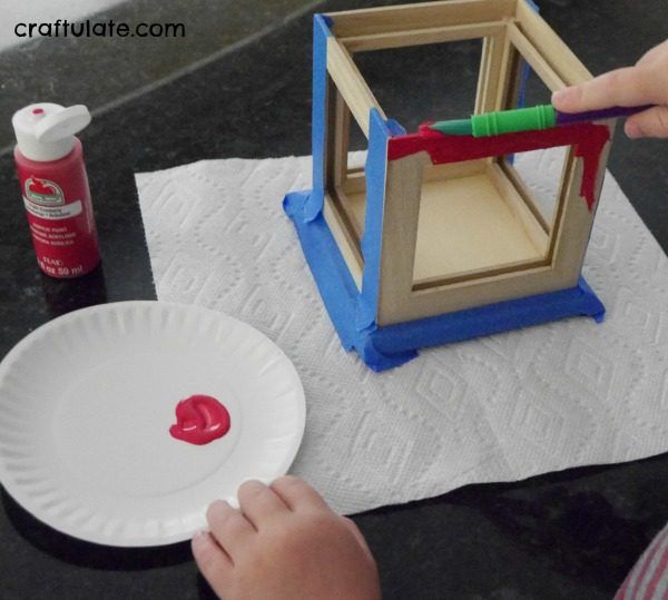 Painted Frame Gift for Kids to Make