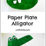 Paper Plate Alligator