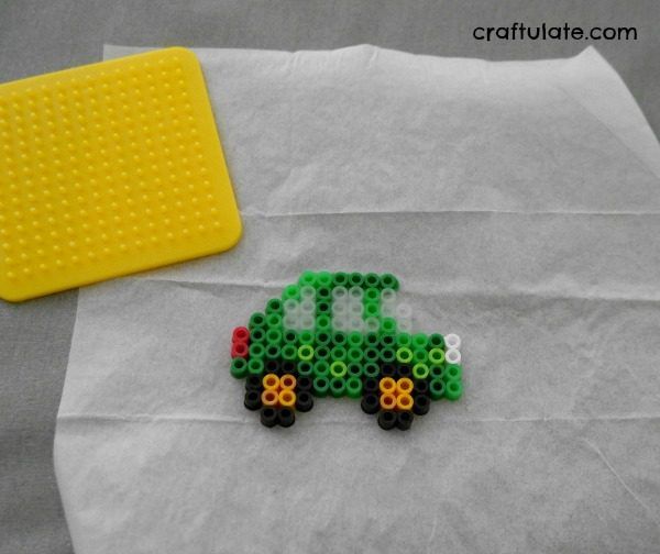 Perler Bead Key Chains - a fun craft for kids to make. Great for gifts!