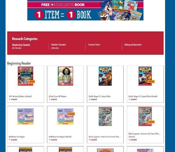 Earn Free Scholastic Books at Walmart!