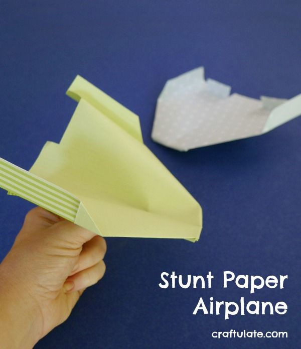 Stunt Paper Airplane - kids will love this!