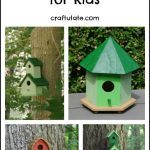 Painted Bird Houses for Kids