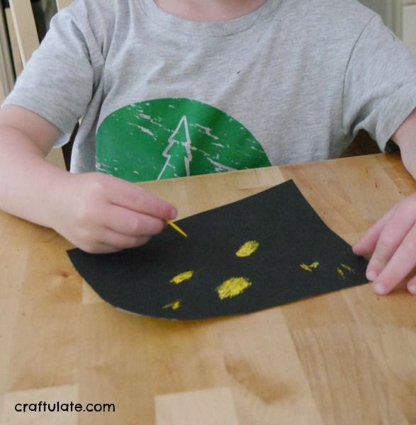 DIY Scratch Art - a fun art technique for kids