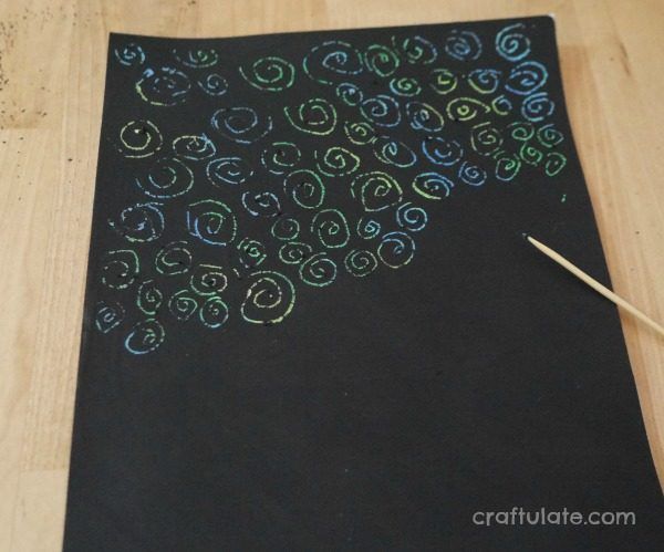 DIY Scratch Art - a fun art technique for kids