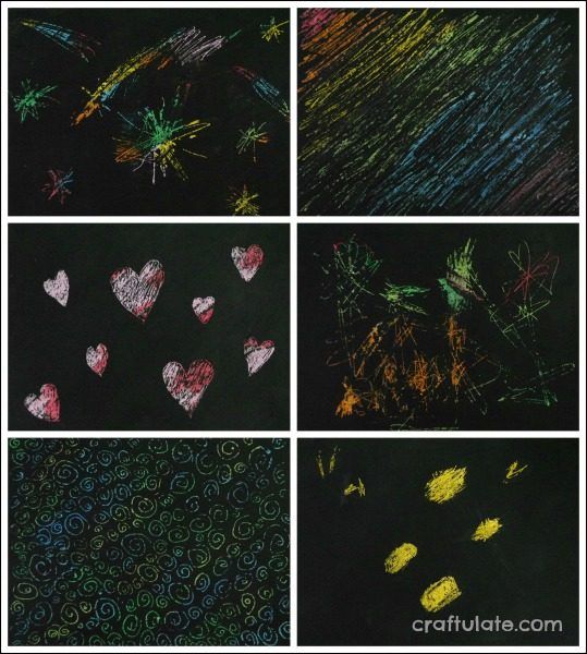 DIY Scratch Art with Crayon and Tempera Paint - Frugal Fun For Boys and  Girls