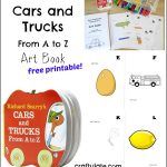 Cars and Trucks From A to Z Art Book