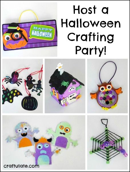 Host a Halloween Crafting Party! Oriental Trading make it so easy!