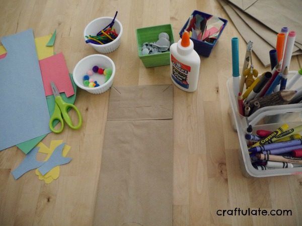 Paper Bag Monsters - a fun and frugal craft for kids to make!