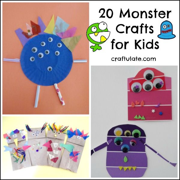 20 Monster Crafts for Kids