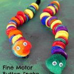Fine Motor Button Snake