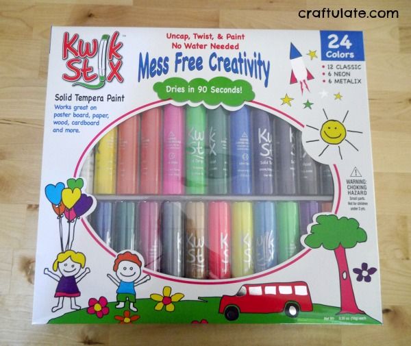 Introducing Kwik Stix - quick drying mess free paint sticks!