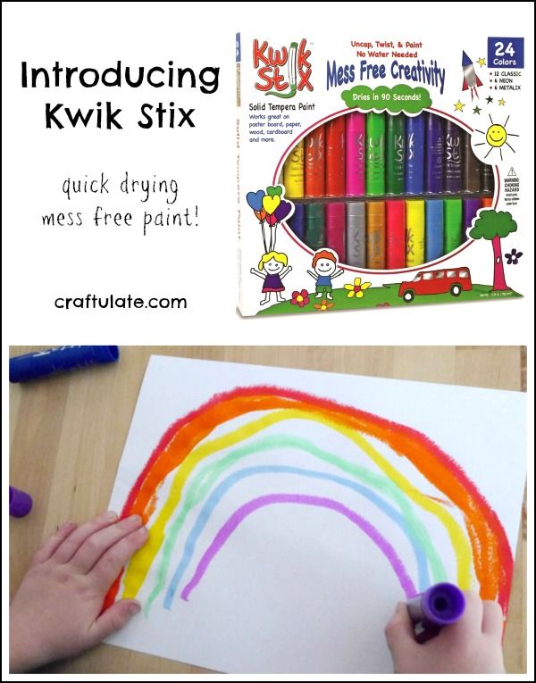 Introducing Kwik Stix - Mess Free Paint! - Craftulate