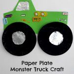 Paper Plate Monster Truck Craft