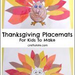 Thanksgiving Placemats For Kids To Make