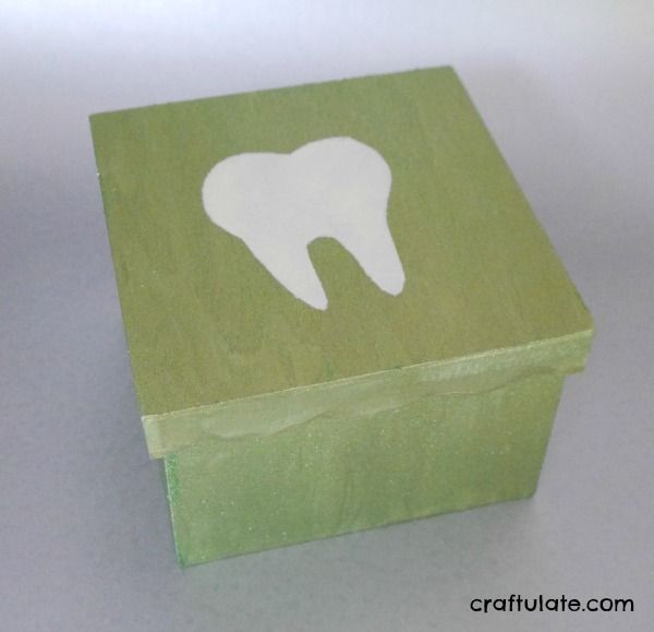 Homemade Tooth Fairy Box - perfect for kids who don't like things too pink!