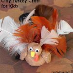 Clay Turkey Craft for Kids