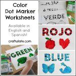 Color Dot Marker Worksheets