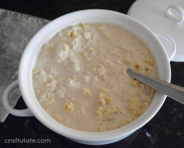 Homemade Honey Ice Cream with Honey Comb cereal