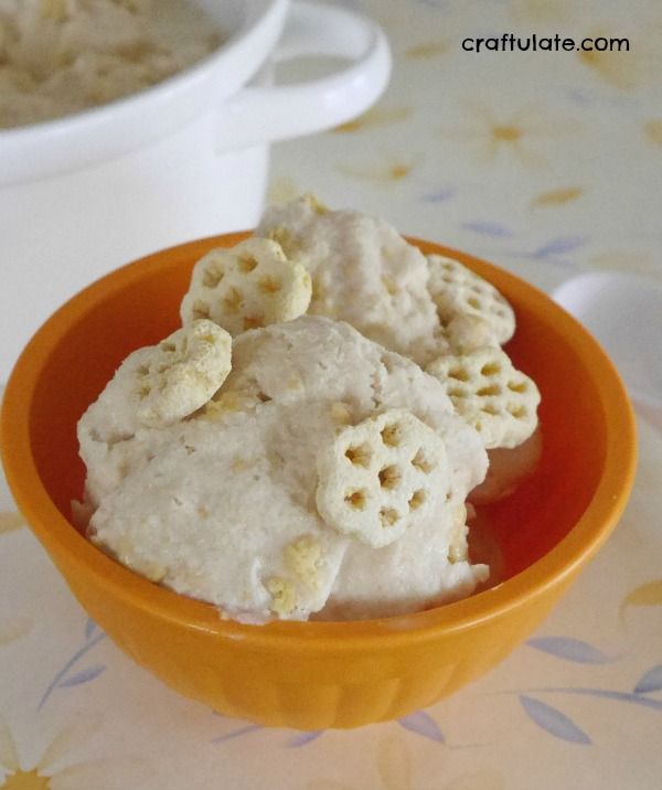 Homemade Honey Ice Cream with Honey Comb cereal