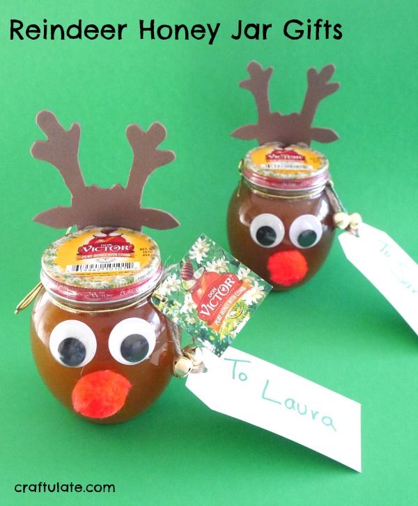 Reindeer Honey Jar Gifts - the perfect festive gift for gourmet home cooks!