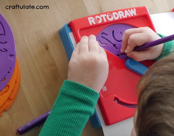Introducing Rotodraw - a fun drawing tool for kids with a surprise end result!