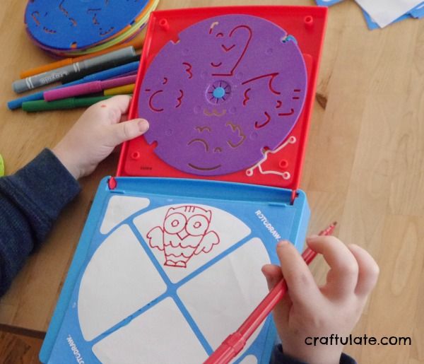 Introducing Rotodraw - a fun drawing tool for kids with a surprise end result!