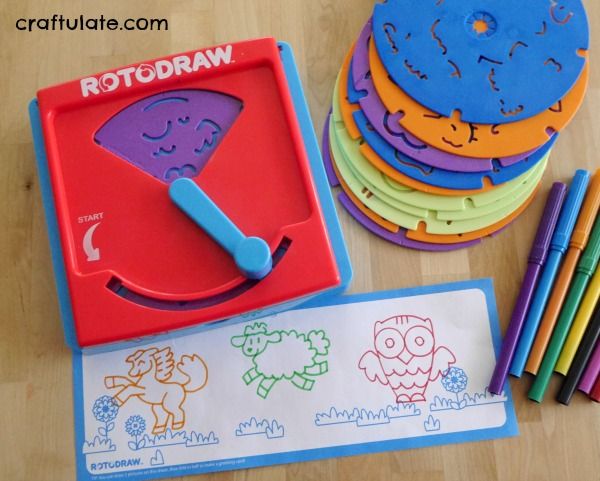 Introducing Rotodraw - a fun drawing tool for kids with a surprise end result!