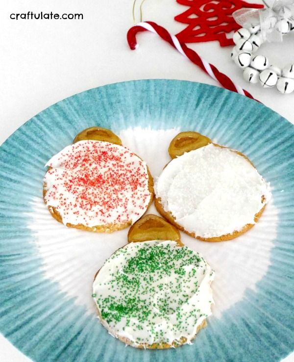 Ornament Cookies - just four ingredients - and get the kids to help decorate them!