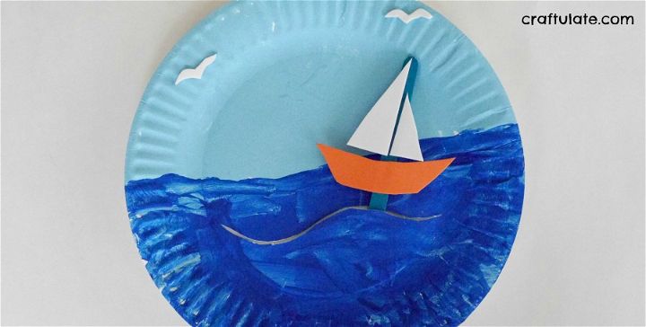 Paper Plate Boat Scene - Craftulate