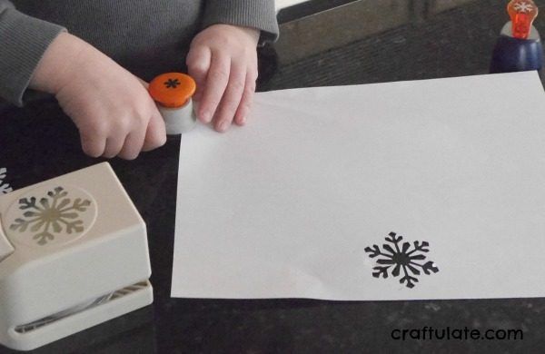 Paper Punch Snowflakes - Craftulate