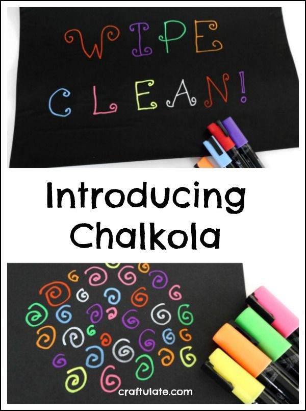 Introducing Chalkola - child-safe washable chalk pens