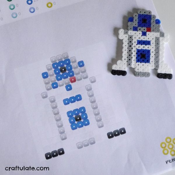 Star Wars Perler Bead Designs - free templates to download and create