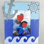 Decorated Boat Photo Frame