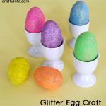 Glitter Egg Craft