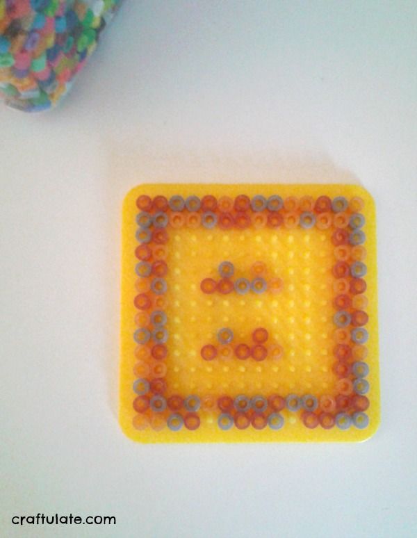 Perler Bead Frames - a kids craft that makes a wonderful gift