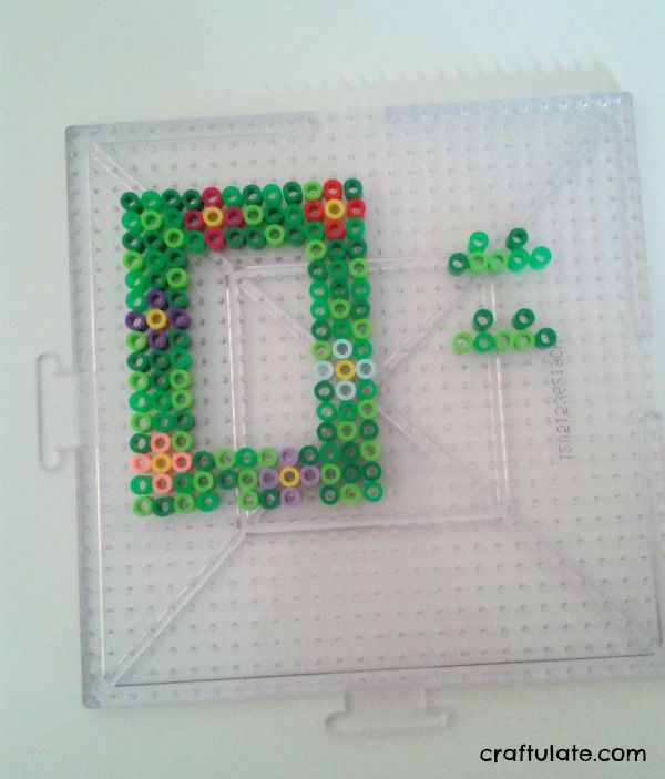 Perler Bead Frames - a kids craft that makes a wonderful gift