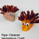 Pipe Cleaner Hedgehog Craft