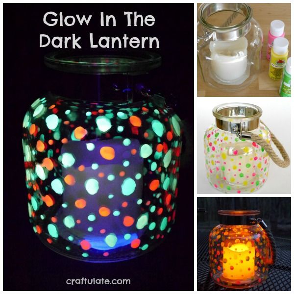 DIY Glow In The Dark Mason Jars!