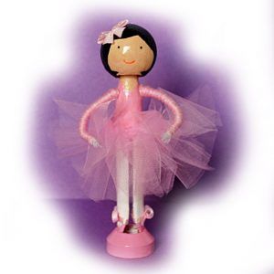 Ballerina Peg Doll