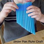 Straw Pan Flute Craft
