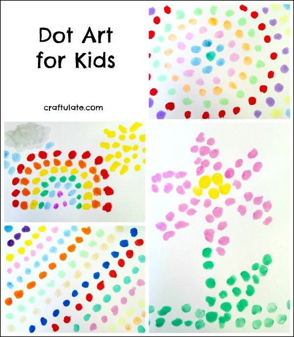 Dot Art Ideas by children