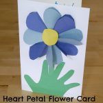 Heart Petal Flower Card