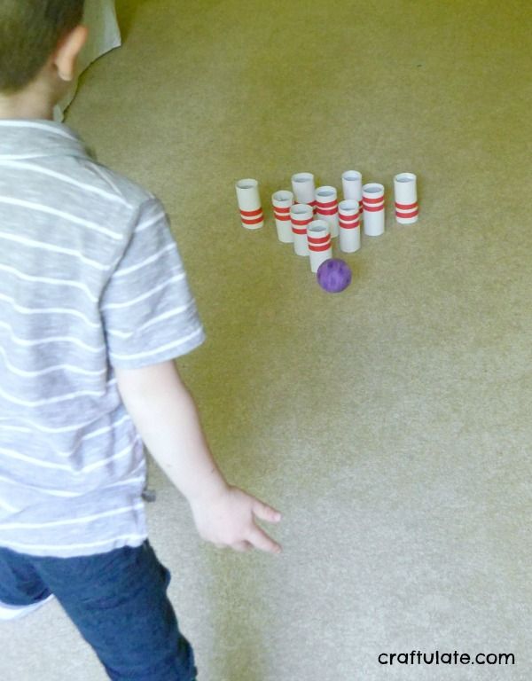 cardboard bowling game